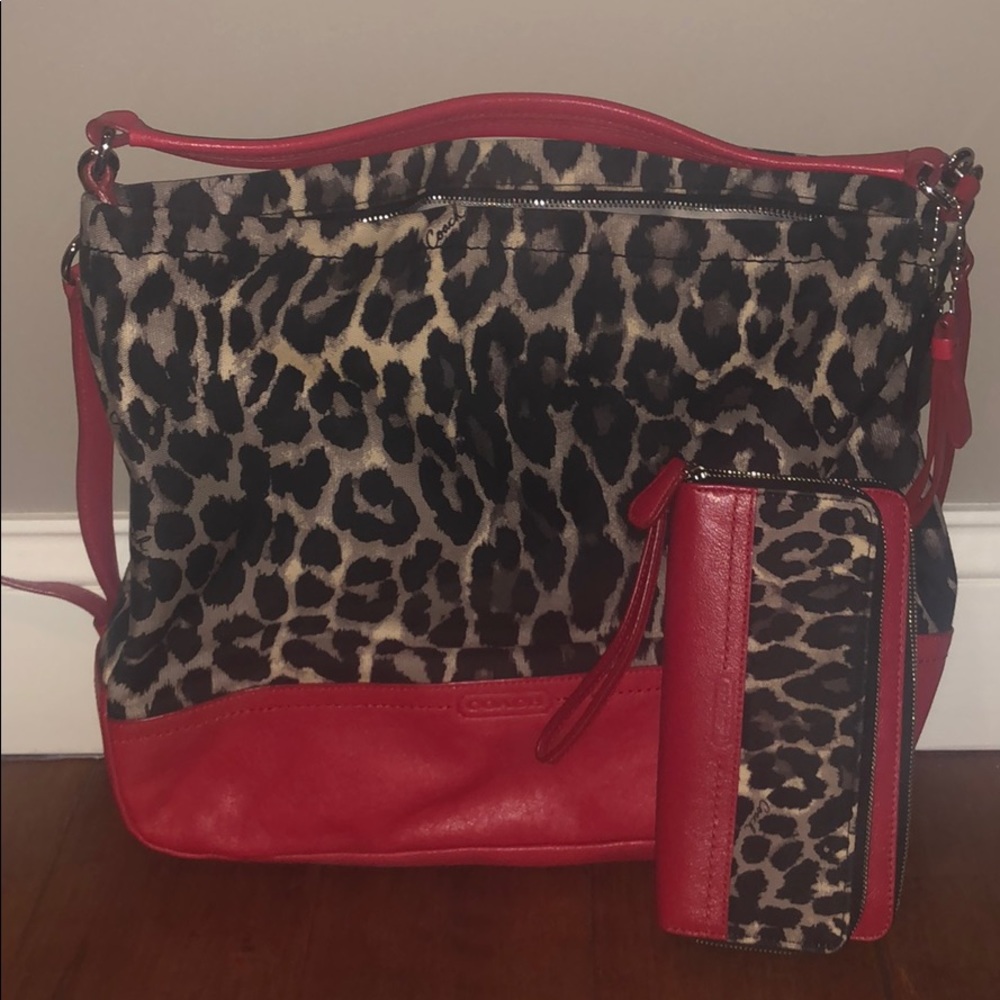 Coach Purse and Wallet Set